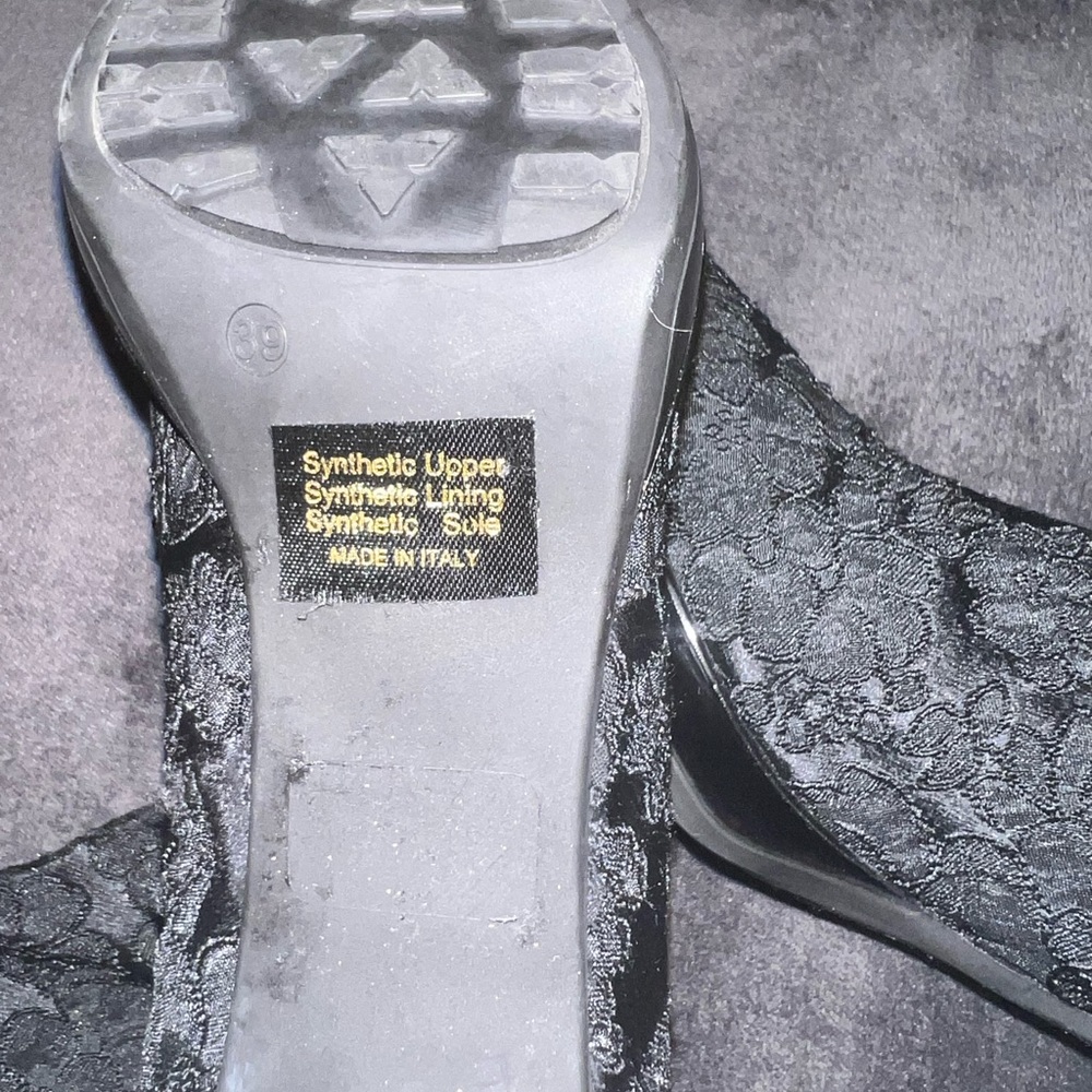 Elegant Black Lace Women's Shoes